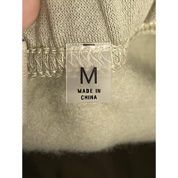 Fear Of God Essentials Pants Mens Medium Beige 100% Cotton Sweatpants Joggers - Picture 9 of 11